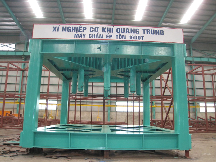 MÁY CHẤN ÉP TÔN 1600 TẤN